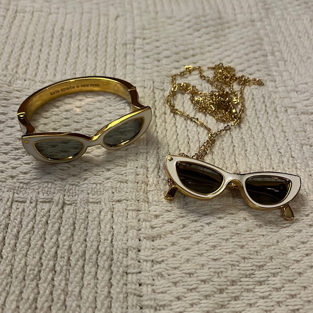 *MATCHING SET* kate spade sunglasses: necklace and bracelet